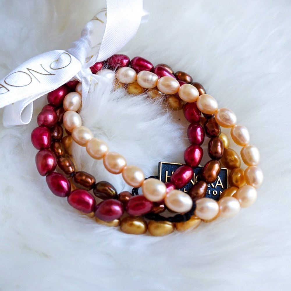 Cultured Pearl Bracelet Set